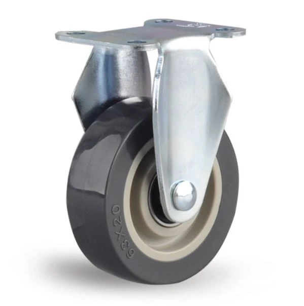 2.5 Inch Polyurethane On Polypropylene Rigid Casters (6)